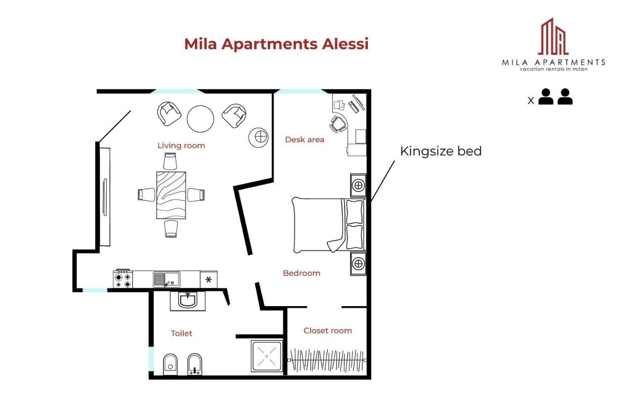 Mila Apartments Alessi Μιλάνο Εξωτερικό φωτογραφία